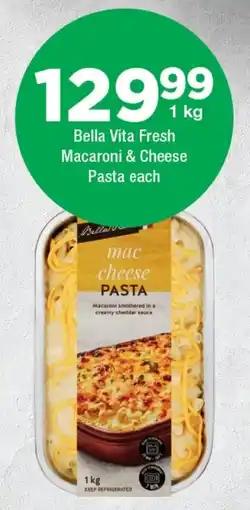 OK Foods Bella Vita Fresh Macaroni & Cheese Pasta offer