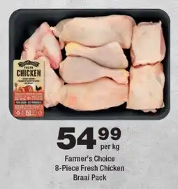 OK Foods Farmer's Choice Fresh Chicken Braai Pack offer