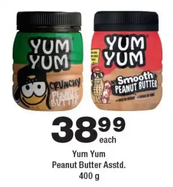 OK Foods Yum Yum Peanut Butter Asstd. offer