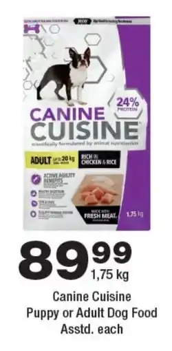 OK Foods Canine Cuisine Puppy or Adult Dog Food Asstd. offer