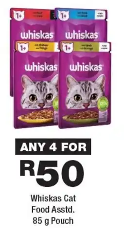 OK Foods Whiskas Cat Food Asstd. Pouch offer