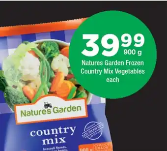OK Foods Natures Garden Frozen Country Mix Vegetables offer
