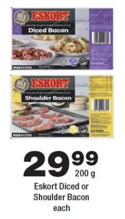 OK Foods Eskort Diced or Shoulder Bacon offer