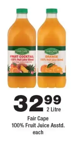 OK Foods Fair Cape 100% Fruit Juice Asstd. offer