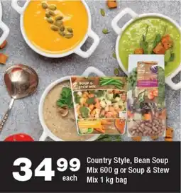 OK Foods Country Style, Bean Soup Mix or Soup & Stew Mix offer