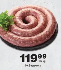 OK Foods OK Boerewors offer