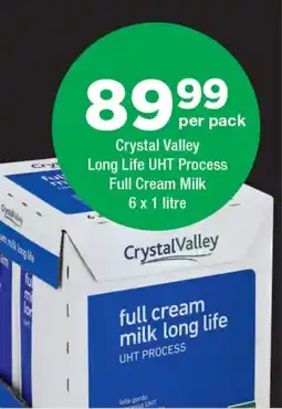 OK Foods Crystal Valley Long Life UHT Process Full Cream Milk offer