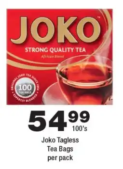 OK Foods Joko Tagless Tea Bags offer