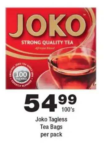 OK Foods Joko Tagless Tea Bags offer
