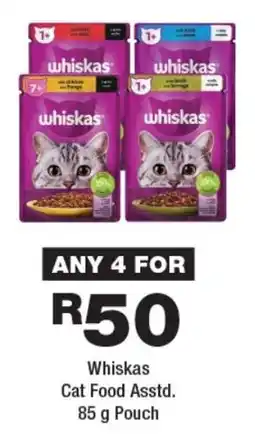 OK Foods Whiskas Cat Food Asstd. offer