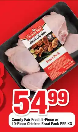 OK Foods County Fair Fresh or Chicken Braai Pack offer