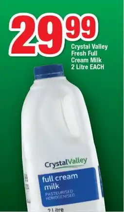 OK Foods Crystal Valley Fresh Full Cream Milk offer
