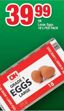 OK Foods OK Large Eggs offer