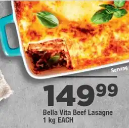 OK Foods Bella Vita Beef Lasagne offer