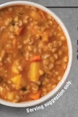 OK Foods Platinum Fresh Beef & Barley Soup offer