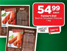 OK Foods Farmer's Deli Red or Smoked Viennas offer