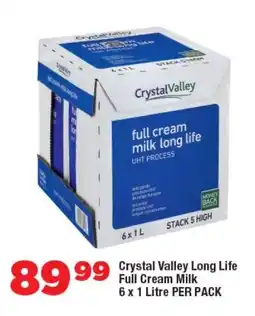 OK Foods Crystal Valley Long Life Full Cream Milk offer