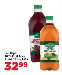OK Foods Fair Cape 100% Fruit Juice Asstd. offer