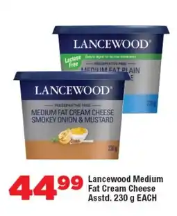 OK Foods Lancewood Medium Fat Cream Cheese Asstd. offer