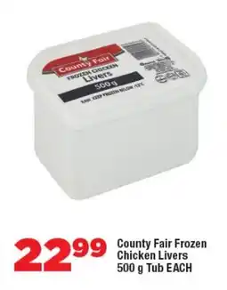 OK Foods County Fair Frozen Chicken Livers Tub offer
