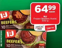 OK Foods I&J Frozen Beefers Asstd. offer