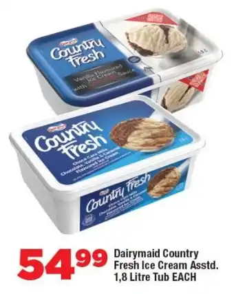 OK Foods Dairymaid Country Fresh Ice Cream Asstd. Tub offer