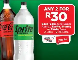 OK Foods Coca-Cola Zero Sugar Asstd., Sprite, Stoney or Fanta Zero offer