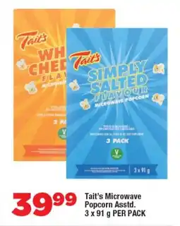 OK Foods Tait's Microwave Popcorn Asstd. offer