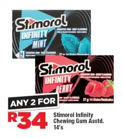 OK Foods Stimorol Infinity Chewing Gum Asstd. offer