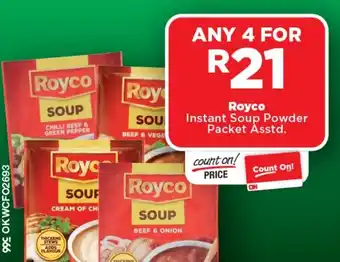 OK Foods Royco Instant Soup Powder Packet Asstd. offer