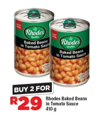 OK Foods Rhodes Baked Beans in Tomato Sauce offer