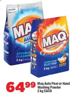 OK Foods Maq Auto Flexi or Hand Washing Powder offer