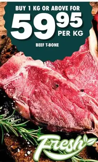 Choppies Beef T-Bone offer