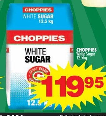 Choppies White Sugar 12.5kg
