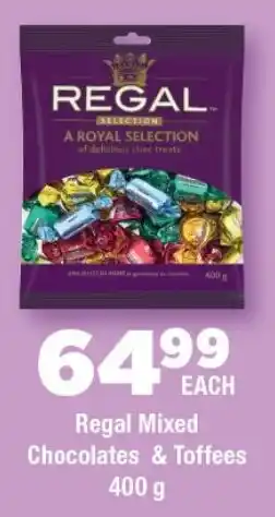 OK Foods Regal Mixed Chocolates & Toffees offer