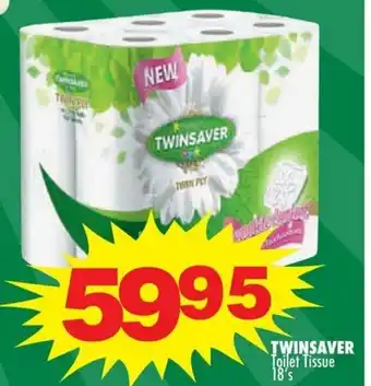 Choppies Twinsaver Toilet Tissue 18's offer