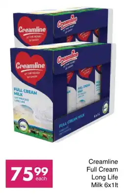Save Creamline Full Cream Long Life Milk offer