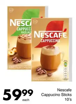 Save Nescafe Cappucino Sticks offer