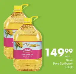 Save Save Pure Sunflower Oil offer