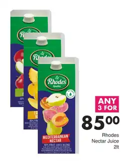 Save Rhodes Nectar Juice offer