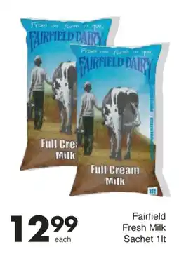 Save Fairfield Fresh Milk Sachet offer