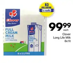 Save Clover Long Life Milk offer