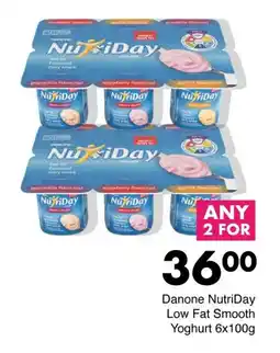 Save Danone NutriDay Low Fat Smooth Yoghurt offer