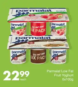 Save Parmalat Low Fat Fruit Yoghurt offer