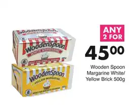 Save Wooden Spoon Margarine White/ Yellow Brick offer