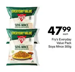 Save Fry's Everyday Value Pack Soya Mince offer
