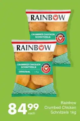Save Rainbow Crumbed Chicken Schnitzels offer