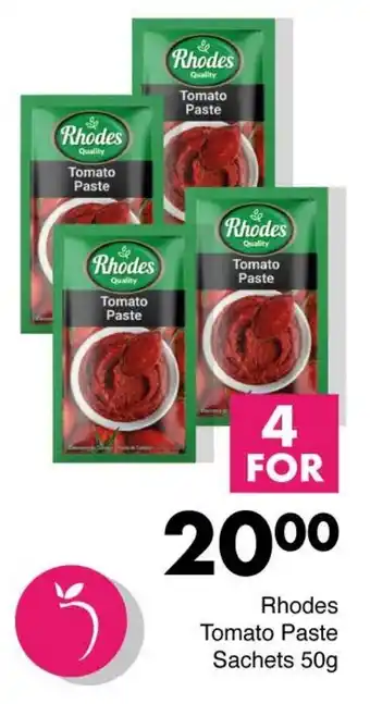 Save Rhodes Tomato Paste Sachets offer