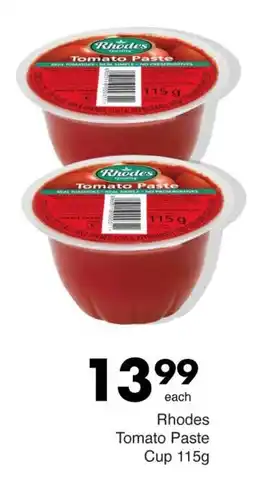 Save Rhodes Tomato Paste offer