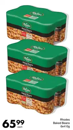 Save Rhodes Baked Beans offer